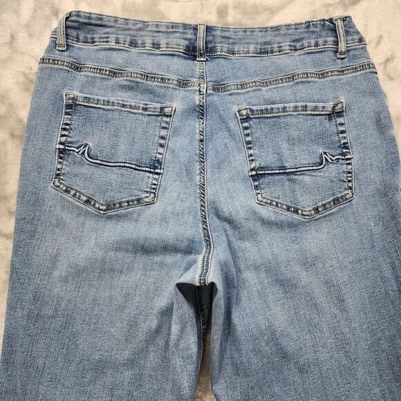 Maurices M Jeans Womens 18W Blue High Rise Curvy Slim Bootcut Stretch Casual - Picture 5 of 15